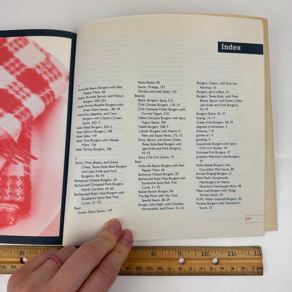 Vtg 2003 The Great Big Burger Book Softcover Cookbook 100 Recipes Summer Picnics